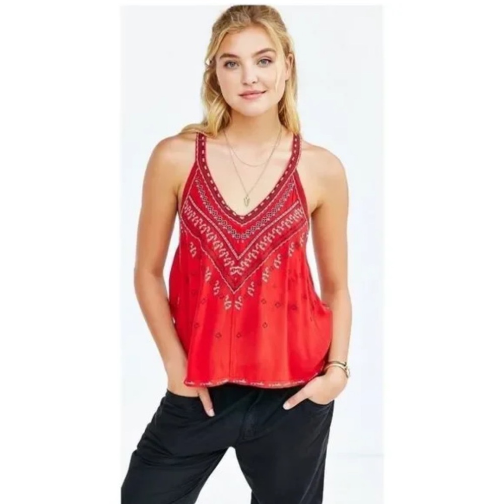 Urban Outfitters Embroidered Myer Cami